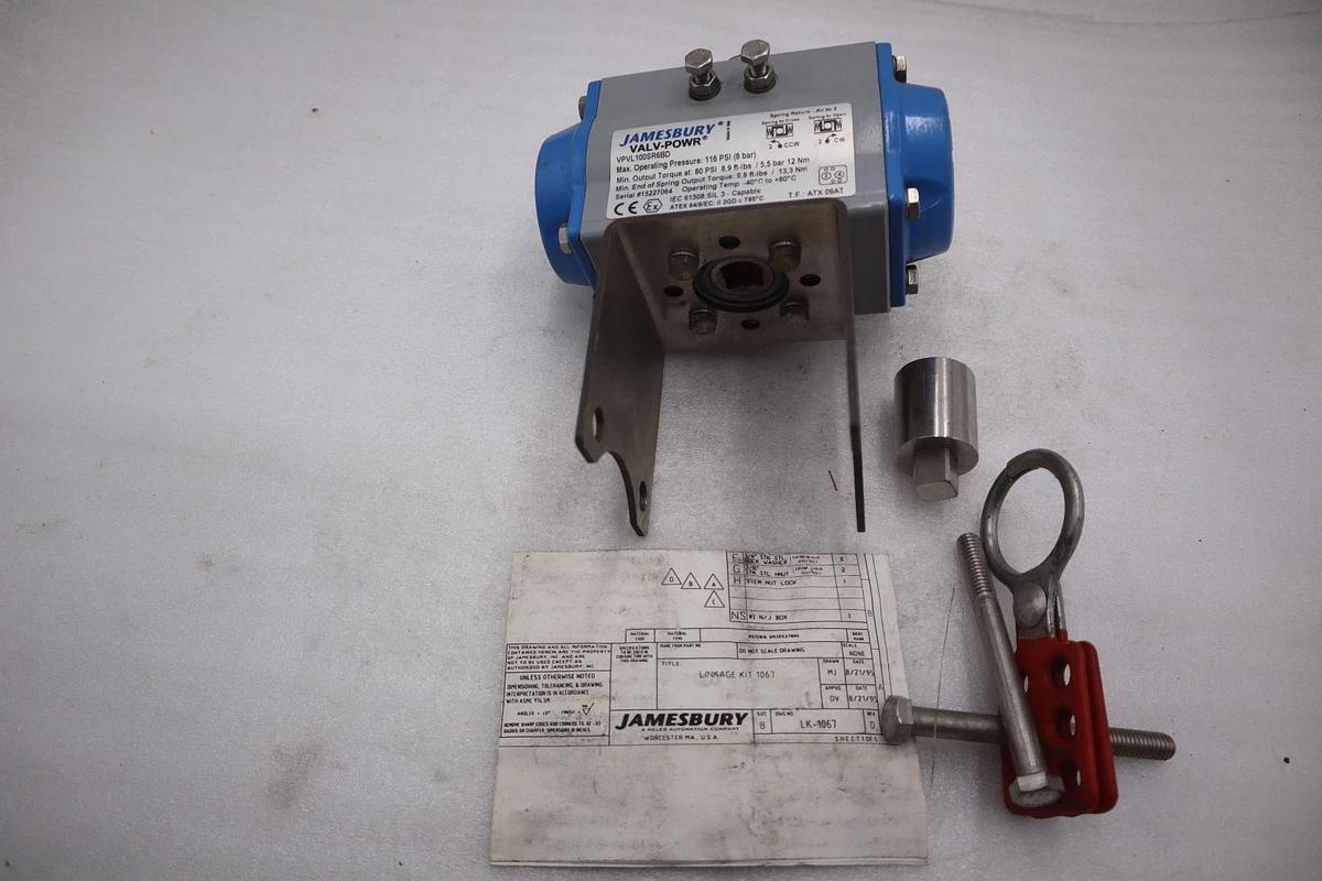 JAMESBURY VPVL100SR6BD / VPVL100SR6BD NEW WITH BOX STOCK GF377A