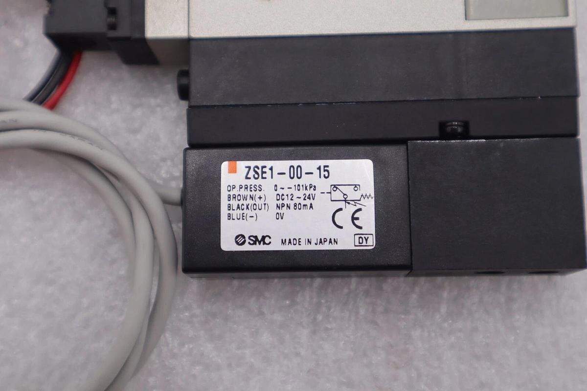 Used SMC Vacuum Ejector NZM121HT-K5LZ-E15L & VJ114 Solenoid Valve NEW STOCK K-2468