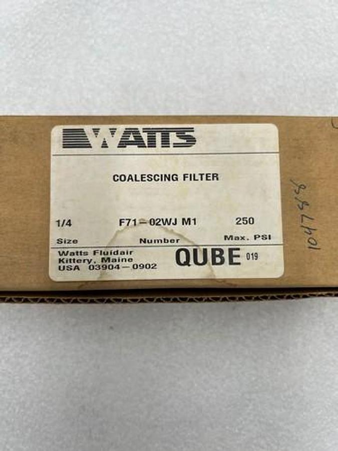 Used WATTS F71-02WJ/M1 PNEUMATIC FILTER #K-1998