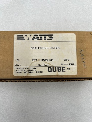 Used WATTS F71-02WJ/M1 PNEUMATIC FILTER #K-1998
