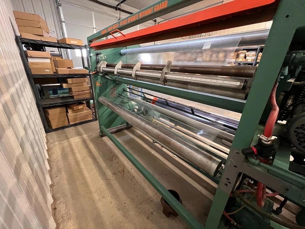 Used 60" WIDE VOORWOOD DUPLEX SLITTER REWINDER MODEL S60-18/187