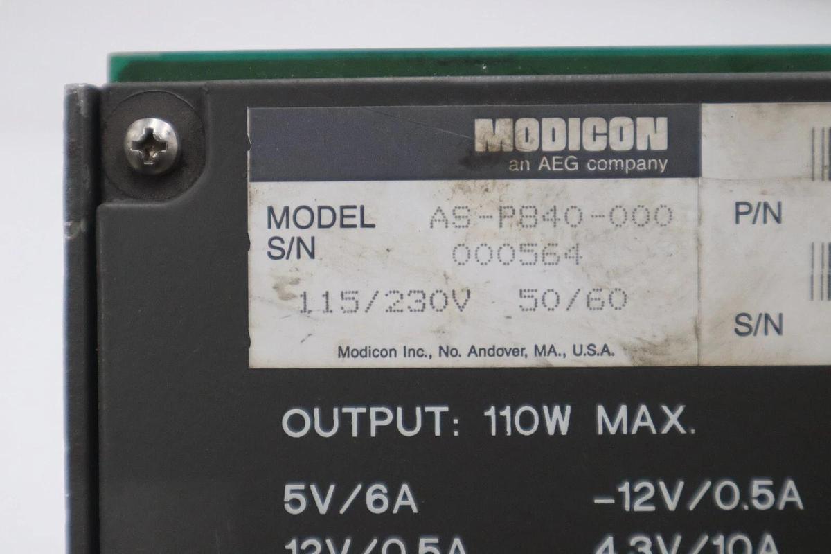 Used SCHNEIDER MODICON  AS-P840-000 Power Supply Module STOCK G212A