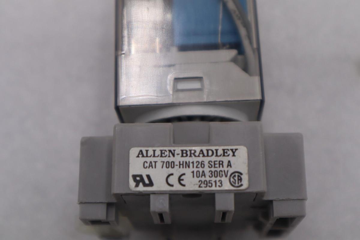 Used ALLEN BRADLEY 700-HA33Z12-3-4/ 700-HN126 RELAY 12VDC STOCK K-3404