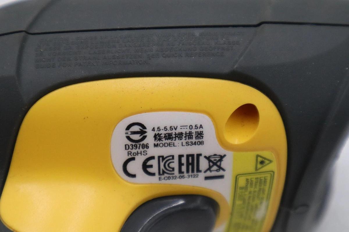 Symbol LS3408 Handheld Barcode Scanner LS3408 SCANNER ONLY STK H1157