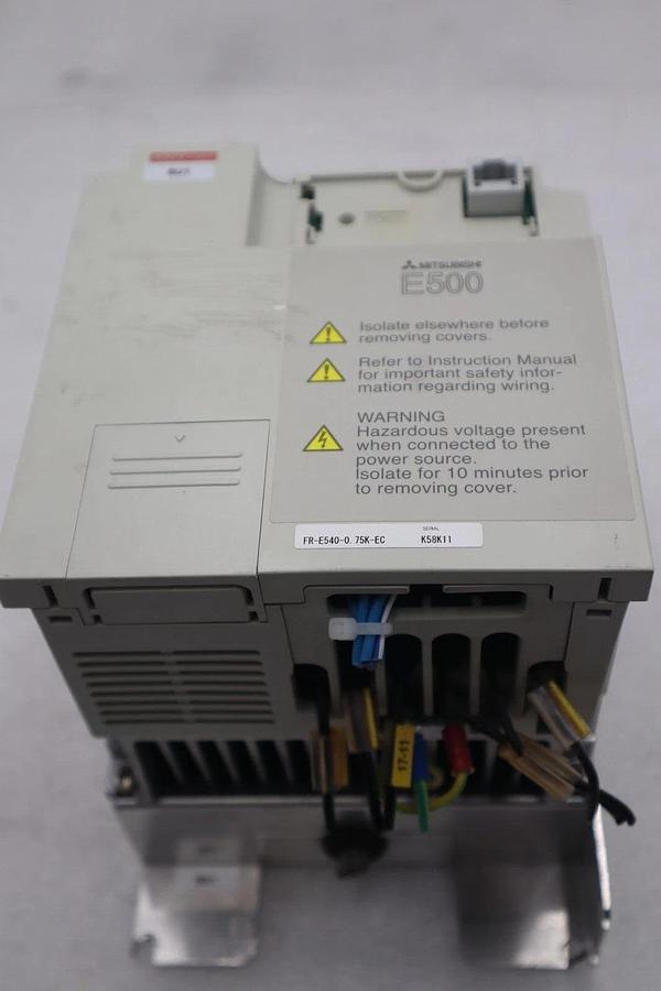 Used MITSUBISHI E500 FR-E540-0. 75K-EC .75kW INVERTER STOCK 5034
