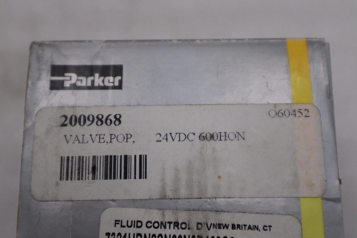 Used NEW IN BOX PARKER 7321HBN2SN00N0D100C2 FLUID CONTROL VALVE STOCK H238A