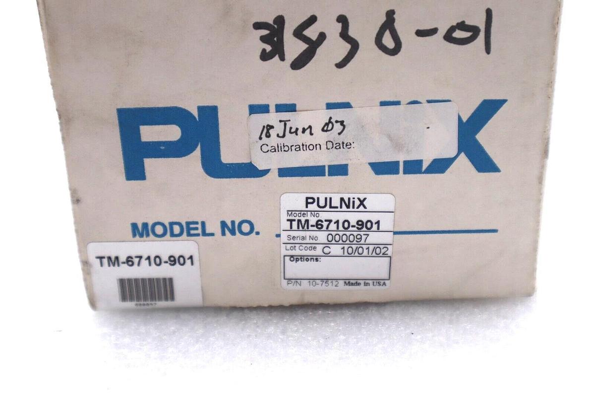 Used PULNIX TM-6710-901 ISO-9001 MDL TM-6710-901 VIDEO PRODUCTS STOCK #2783