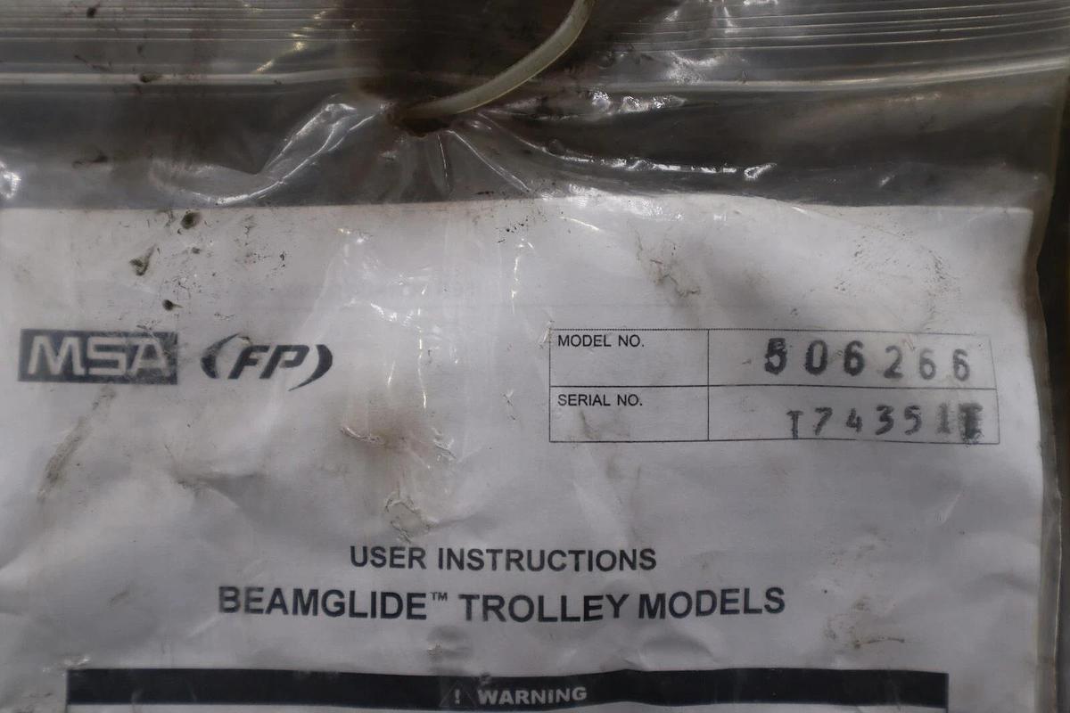 MSA BeamGlide™ Trolleys 506266 STOCK 4654