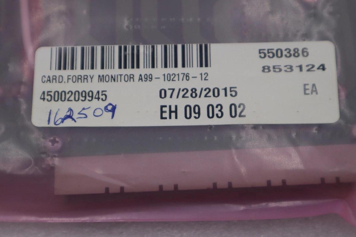 Used NEW FORRY CIRCUIT BOARD MONITOR 102176-12 REV F STOCK G653