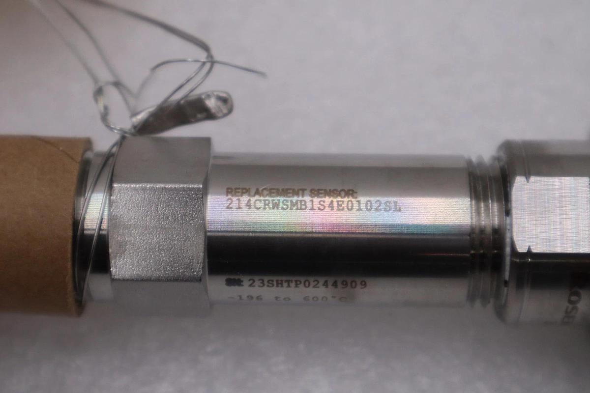 Used ROSEMOUNT 214CRWSMB1S4E0042S TEMPERATURE -196 TO 600 C SENSOR STK H1460A