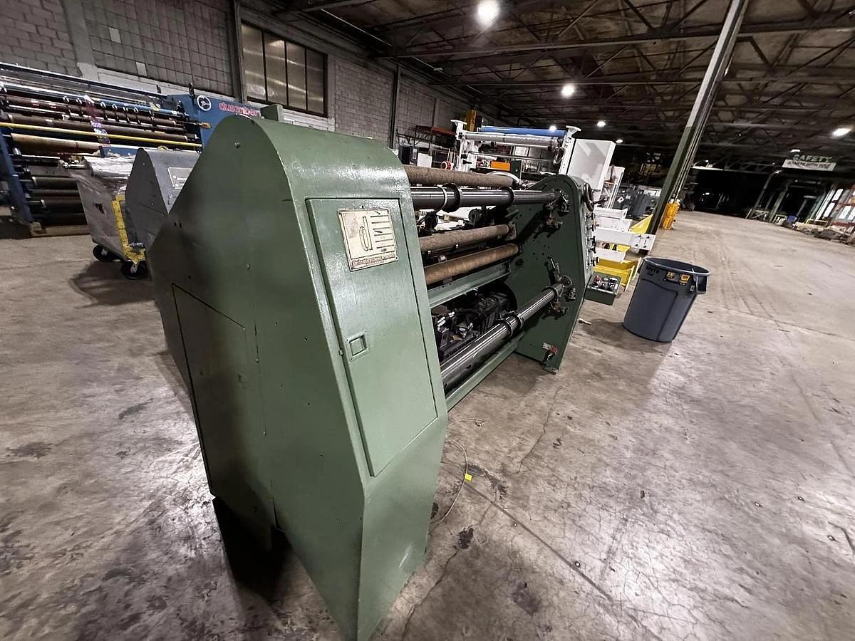 Used 62" DUSENBERY MODEL 635 BL DUPLEX SLITTER REWINDER