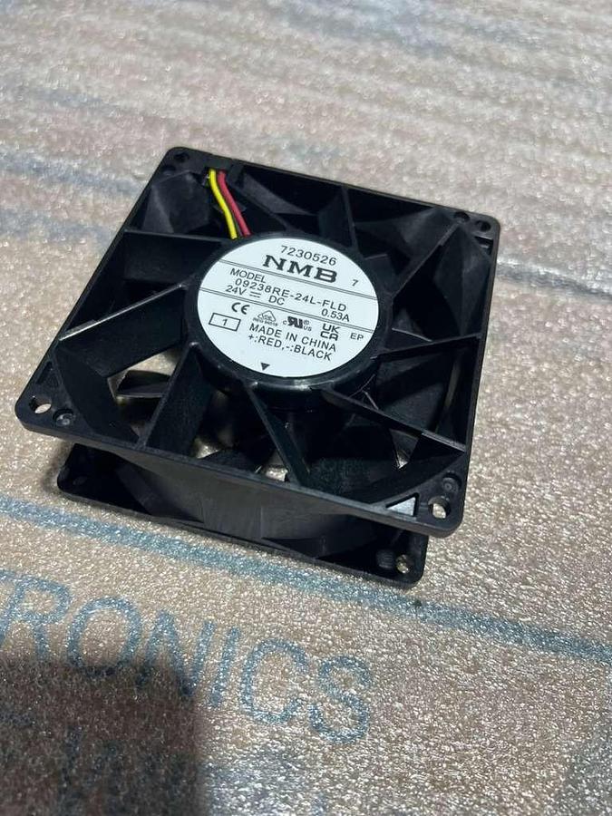 Used NEW OPEN BOX NMB 09238RE-24L-FLD DC24V 0.53A 9238 Cooling Fan STK L815CC