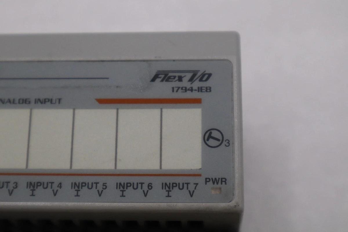 Used Allen Bradley 1794-IE8 AB Flex I/O 8-Point Analog Input STOCK H1382A