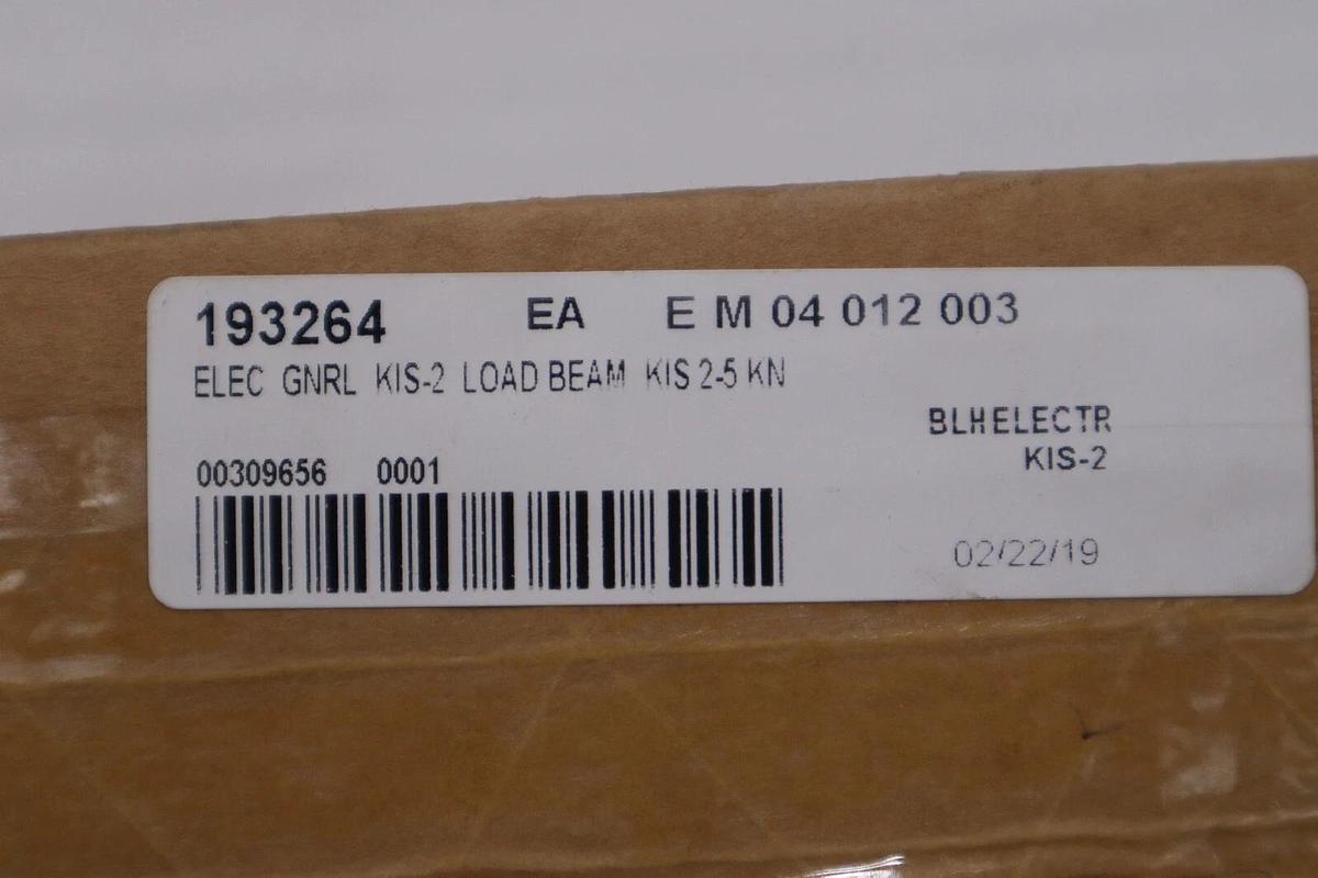 Used NEW IN BOX Vishay BLH KIS-2 Load Beam Transducer 5kN STOCK G192