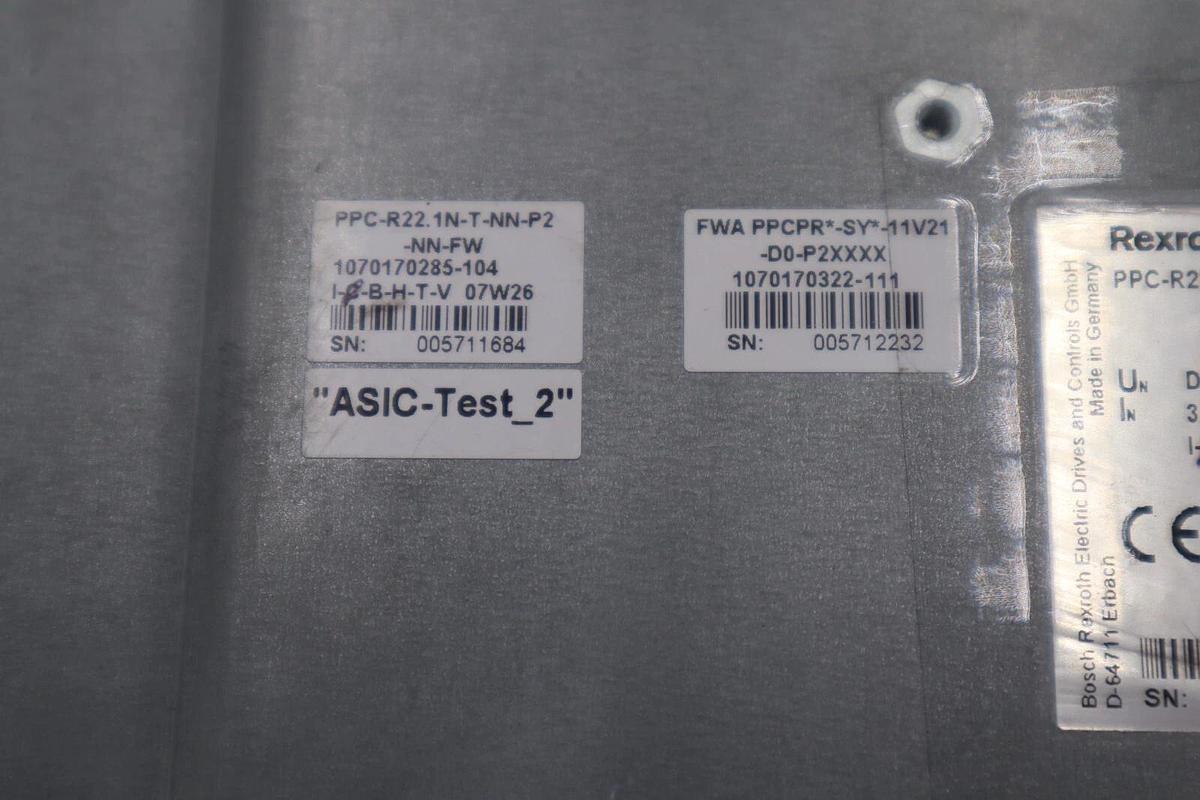 REXROTH PPC-R22.1N-T-NN-P2-NN-FW SERVO MODULE 1070170285 NEW STOCK 2306-C