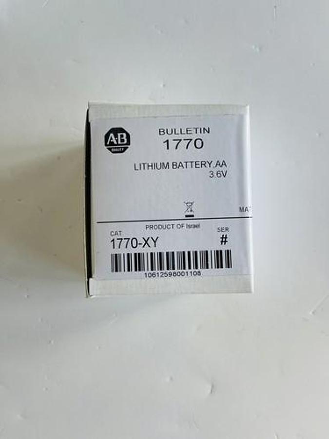 Used ALLEN BRADLEY 1770-XY 3.6V NSMP #K-911/956/958/959