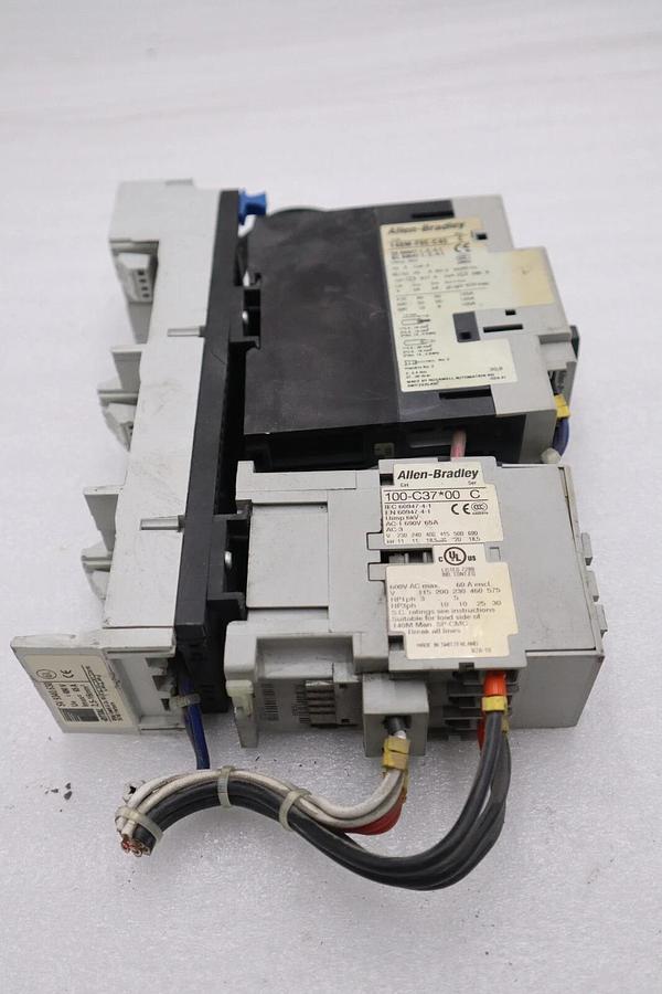 Used ALLEN BRADLEY 140M-F8E-C45/100-C37*00 MOTOR CIRCUIT BREAKER STOCK 3988-A