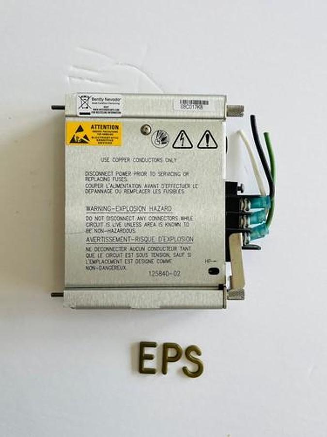 Used 125840-02 | Bently Nevada | Low Voltage AC PIM 85-132VAC #K-1305