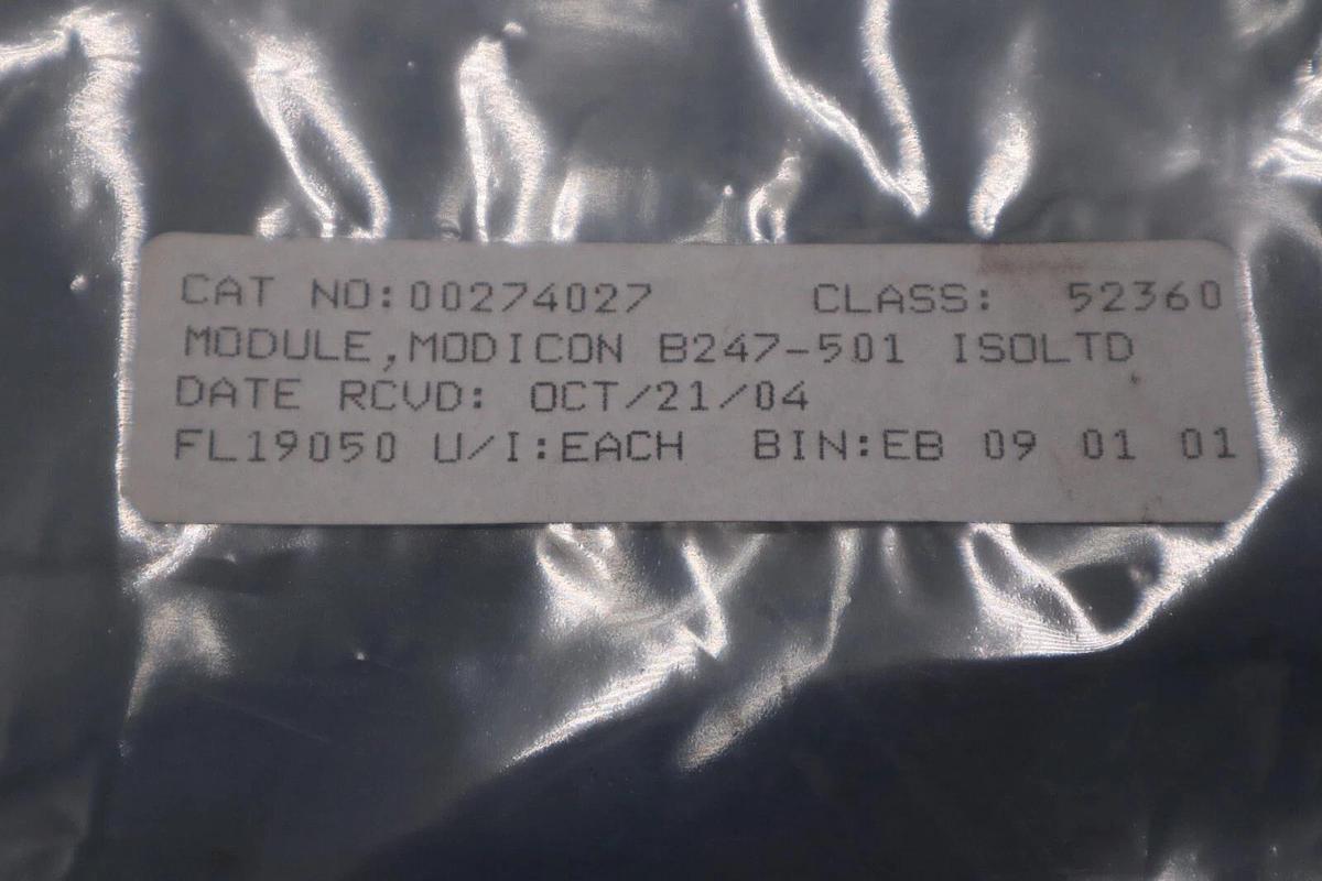 Used NEW Modicon B247-501/ AS-B247-501 MODULE INPUT BOARD STOCK G666