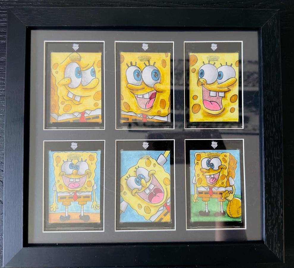 Used 2025 Topps Chrome SpongeBob SquarePants 1/1 Sketch Card Ultimate Collection