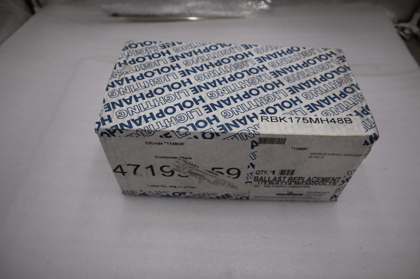 HOLOPHANE RBK175MH48B / RBK175MH48B NEW IN BOX STOCK H376