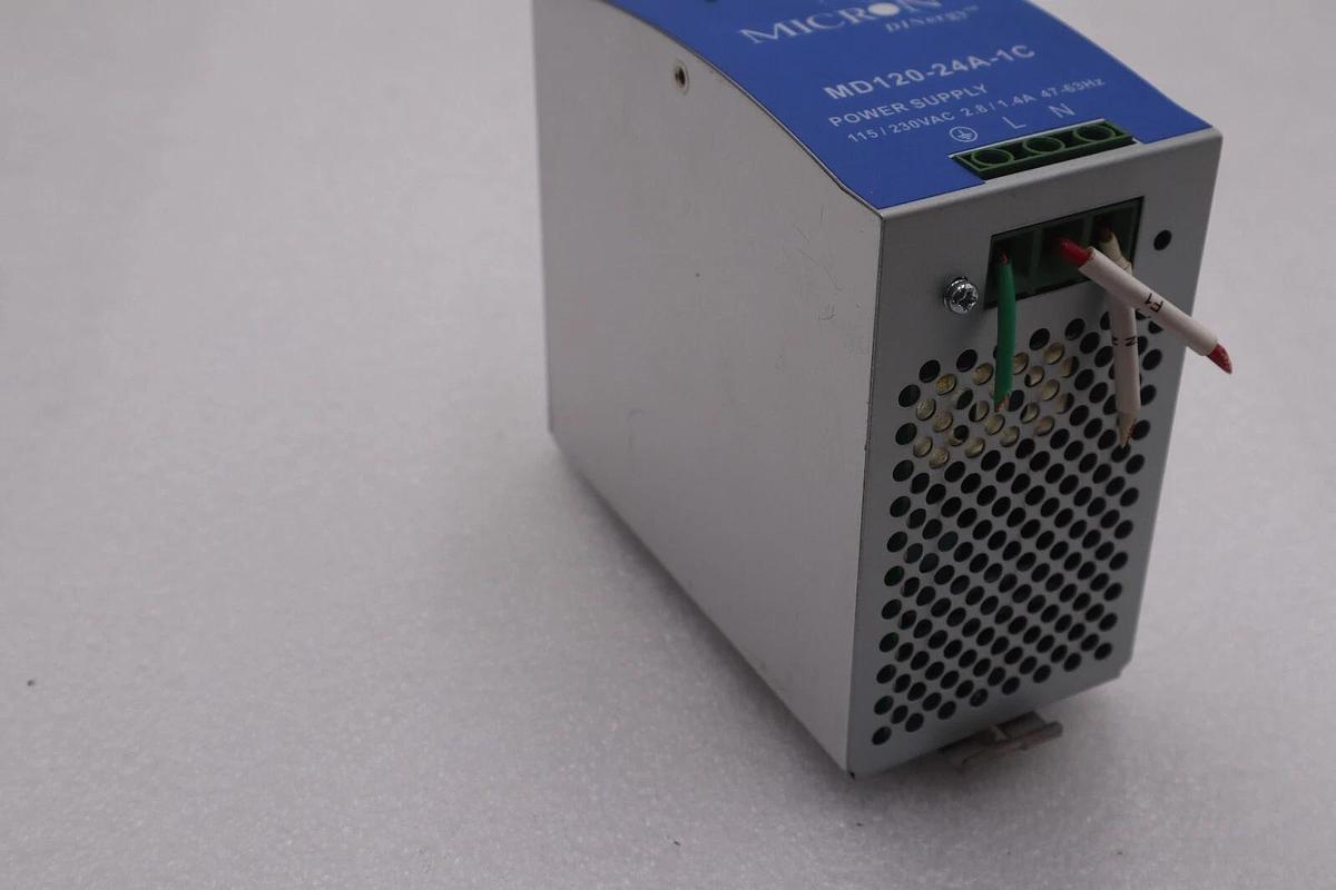 Used Micron Industries MD120-24A-1C Power Supply #K-268A