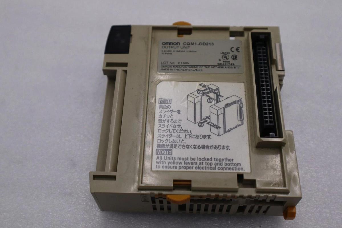 Used OMRON OUTPUT UNIT 5-24VDC  CQM1-0D213 STOCK L-507-C