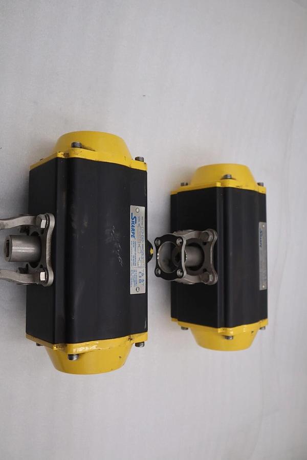 Used Sharpe SPN II 085 Double Acting Rack and Pinion Pneumatic Actuator STOCK 1550-A