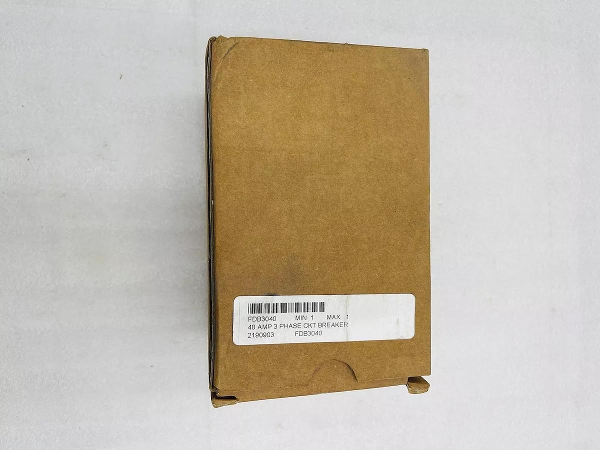 Eaton Cutler-Hammer FDB3040 Circuit Breaker 40A Trip, 600V Class #K-84A