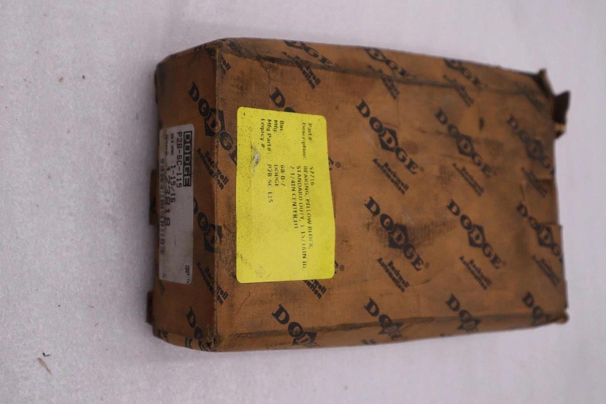 DODGE P2B-SC-115 1-15/16" Pillow Block Bearing 2-Bolt Cast Iron NEW STK CC110