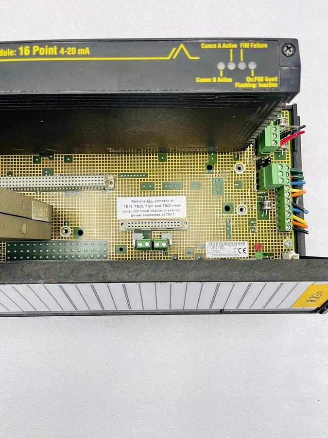 Used Fisher-Rosemount 10P54770001 Rev. D/C Termination Panel STOCK 2320