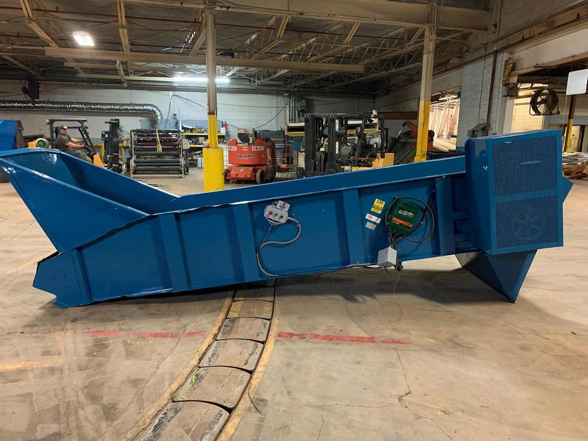 Used EXCEL EX-60 AUTOMATIC MANUAL TIE BALER WITH CONVEYOR VIDEO AVAILABLE