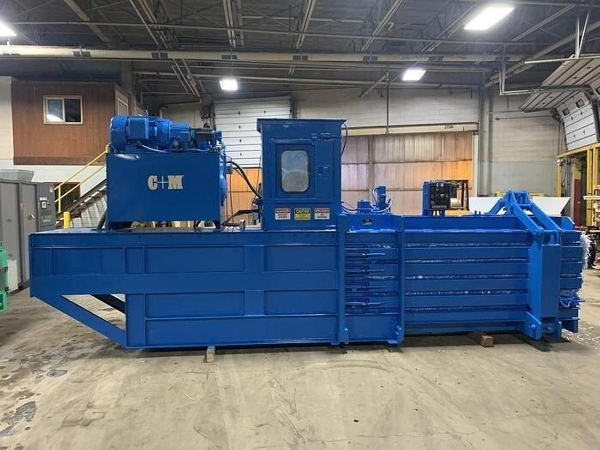 Used C&M HORIZONTAL OPEN END HORIZONTAL BALER MODEL 3430-0E56 30 HP