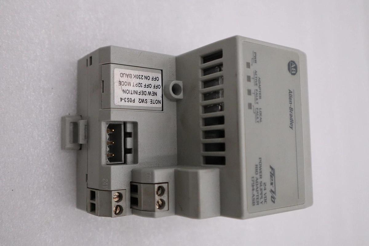Used AB ALLEN BRADLEY CAT 1794-ASB FLEX I/O ADAPTER MODULE 96404877 STK H1191A