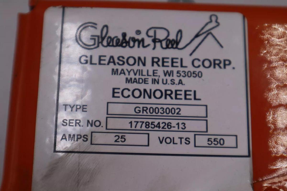 Gleason Reel Corp. GR003002 NEW UNIT 25 AMP 550V STOCK 2887-A