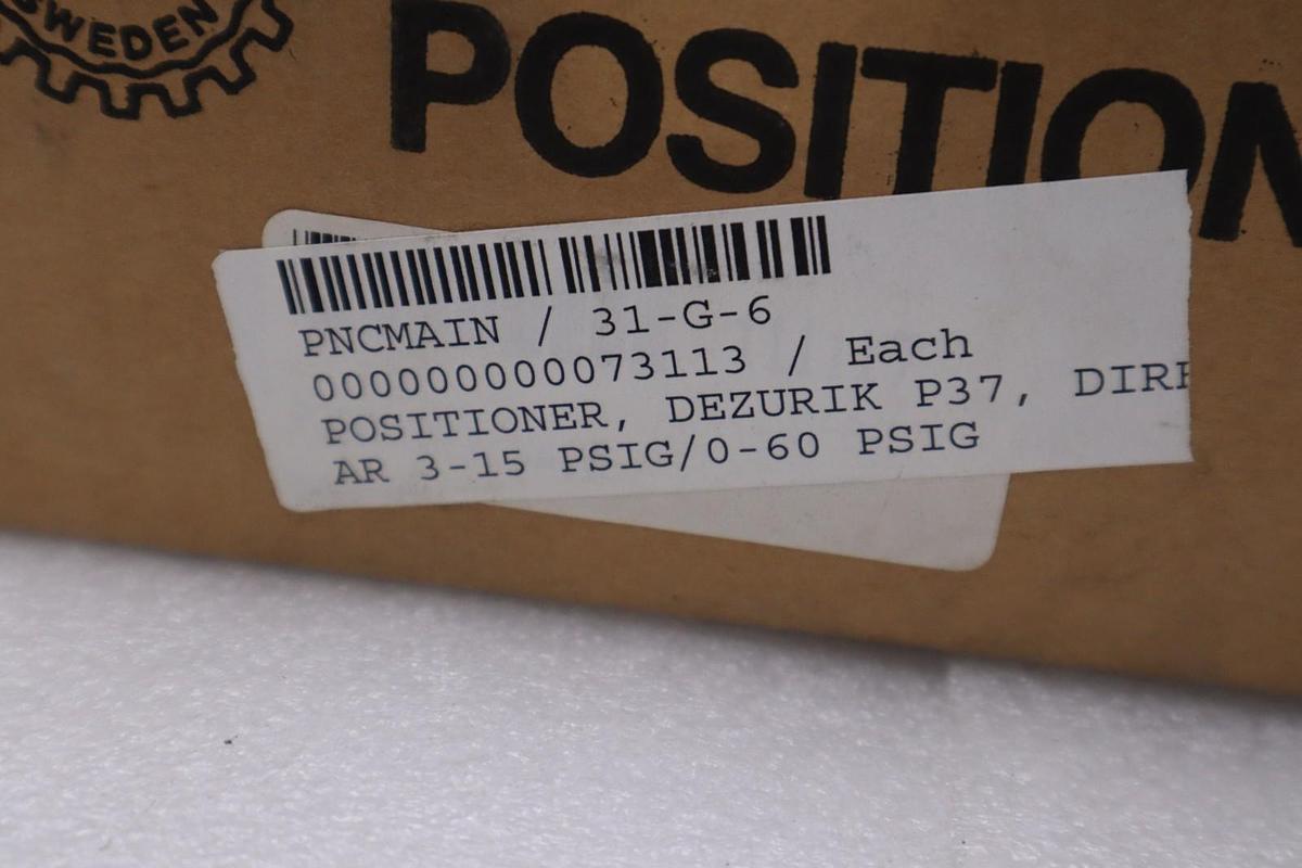 PMV MODEL 1515 PNEUMATIC VALVE POSITIONER - STOCK GF-424