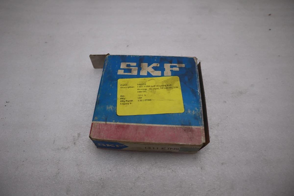 NEW OPEN BOX SKF 1311 ETN9 Self-Aligning Ball Bearing STK K3249CC