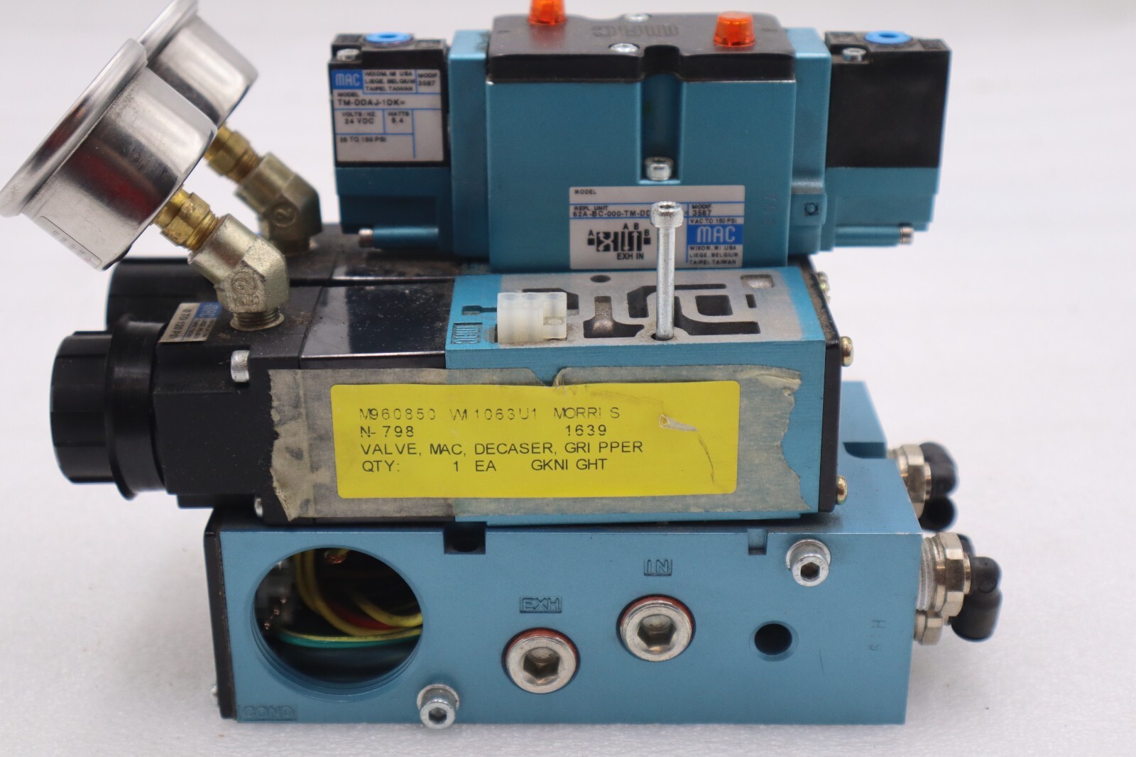 Used MAC TM-DDAJ-1DK SOLENOID VALVE 25 TO 250 PSI STOCK #324-A
