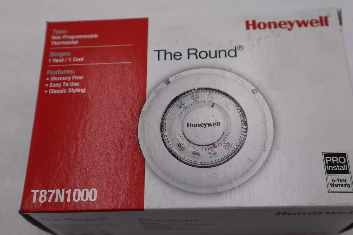 Used Honeywell T87N1000 Tradeline Thermostat Electronic #1956-A