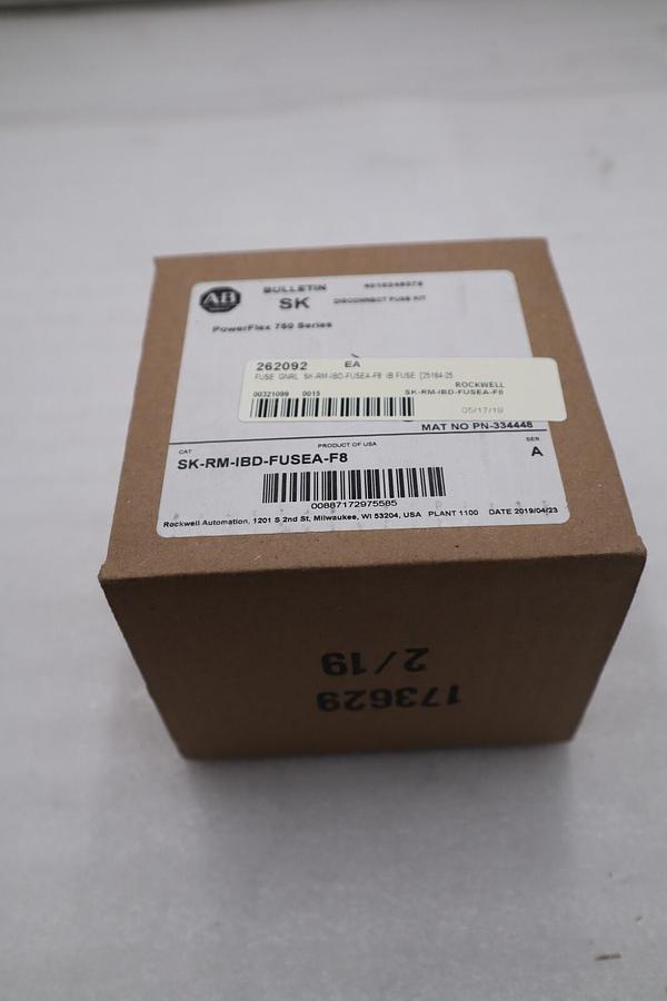 NEW SEALED Allen Bradley SK-RM-IBD-FUSEA-F8 SER A PowerFlex 750 Fuse Stock G277A