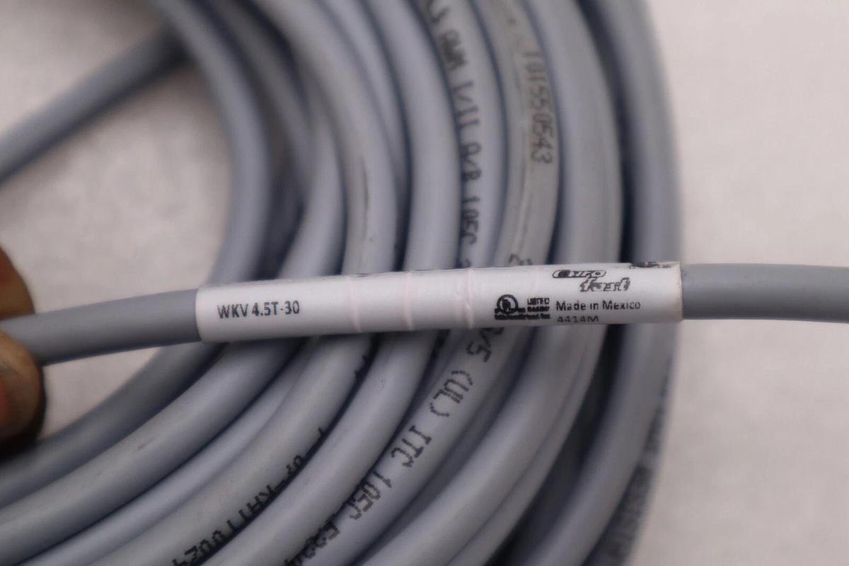 Used TURCK U-31998 Single-ended mating cable / cordset - 30 M STOCK 4905