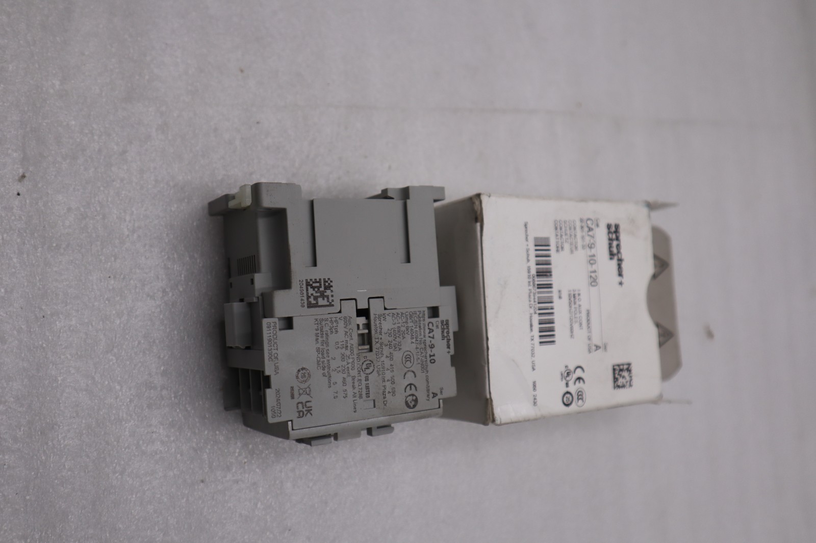 Used NEW OPEN BOX Sprecher & Schuh CA7-9-10 Contactor SERIES A STK K3263CC