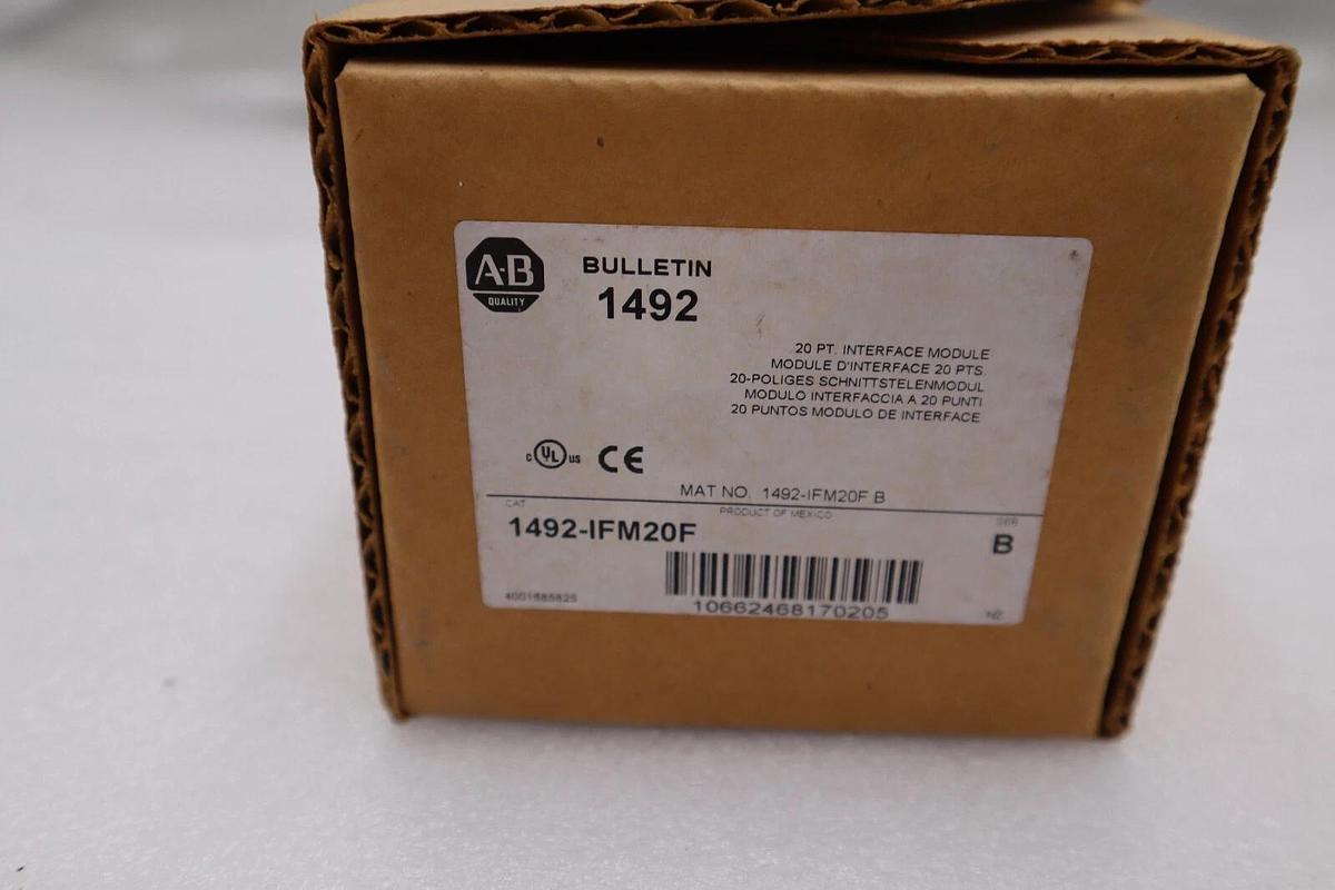 Used NEW ALLEN-BRADLEY 1492-IFM20F SER B TERMINAL INTERFACE MODULE STOCK H182A