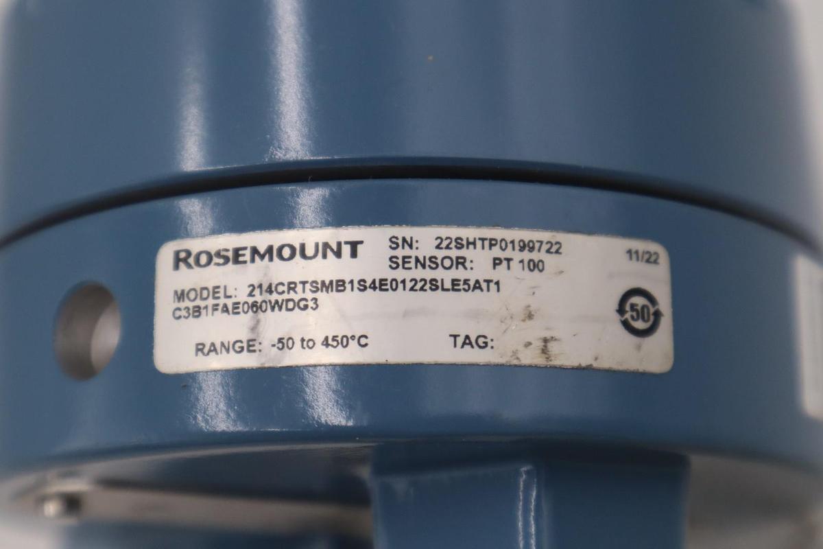 Used ROSEMOUNT 22SHTP0199722 PT 100 STOCK #G-766