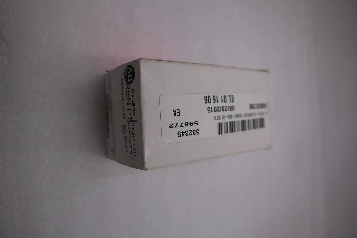 Used New Allen Bradley 42450-805-01 Single Pole Contact Kit NEMA Size 5 STOCK G691A
