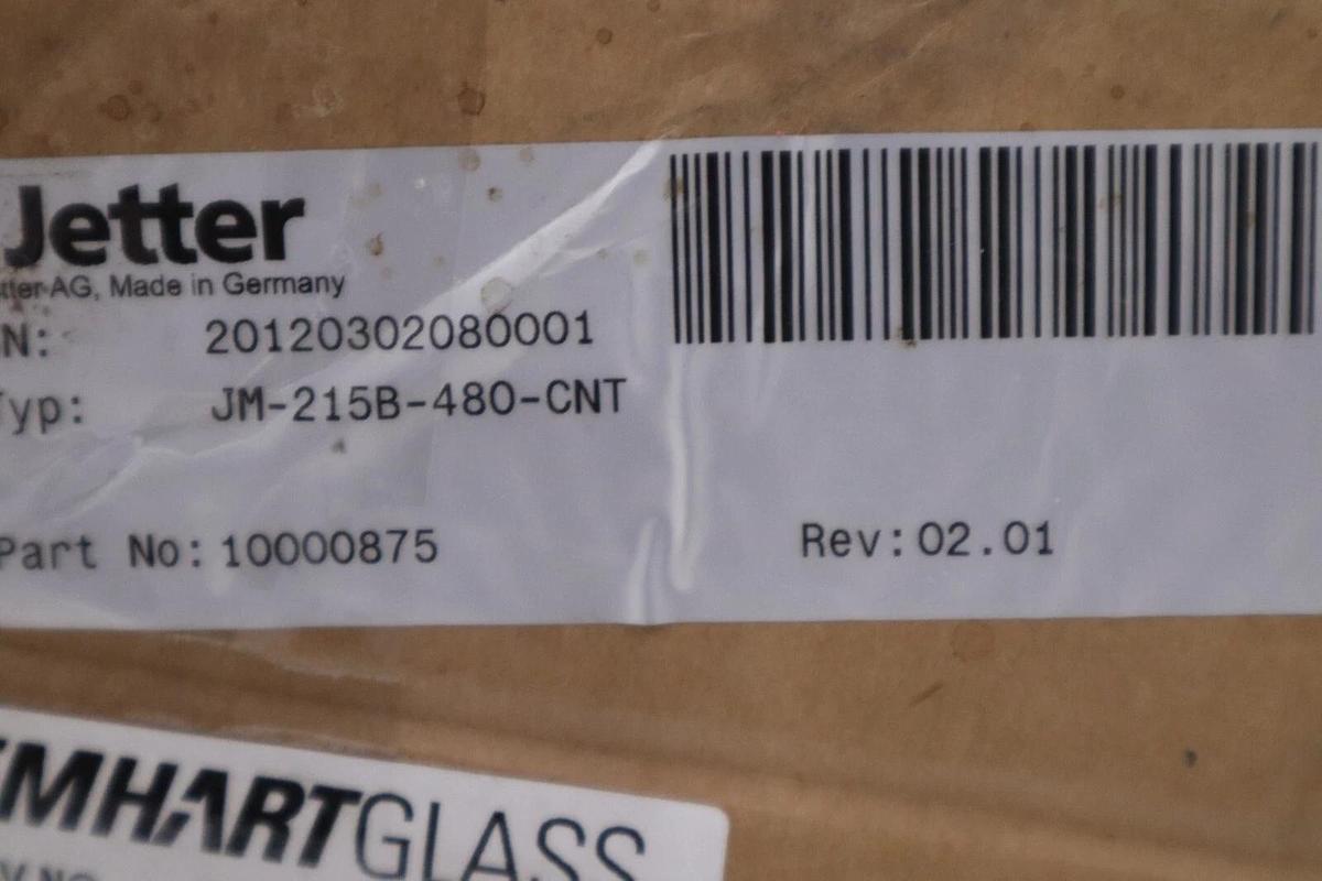 Used JETTER JM-215-480-RS-CNT / JM-215-480-RS-CNT Servo Drive STOCK H769