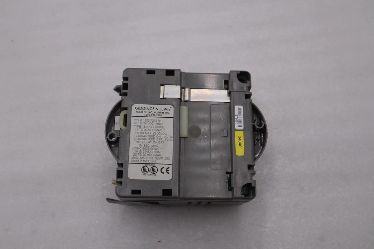 Used GIDDINGS & LEWIS M.1300.7372 R1 Input Module 24VDC SINK/SOURCE STOCK 623-D