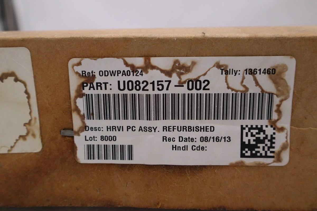 Refurbished ABB u082157-002 HRVI PC Assy. Refurbished Stock 1250-A