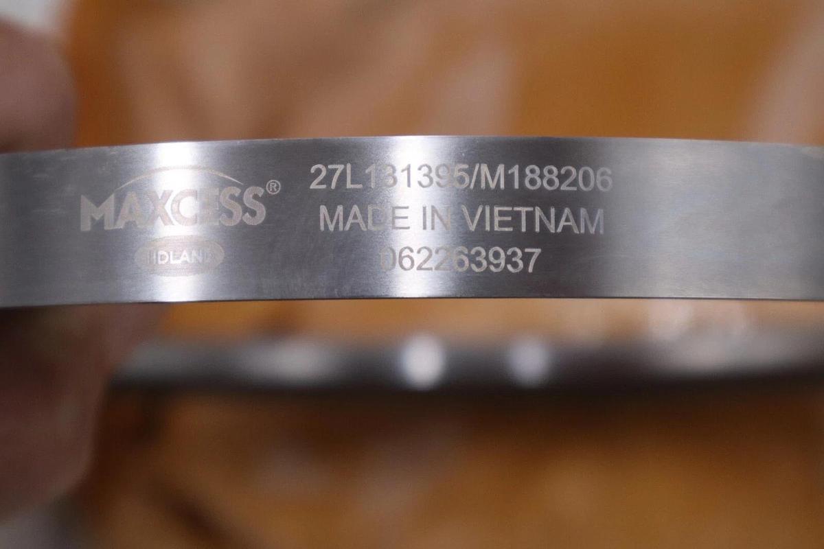 Used Maxcess Tidland 27L131395/M188206 DOUBLE EDGE BOTTOM KNIFE RING 131395 #S-160-A