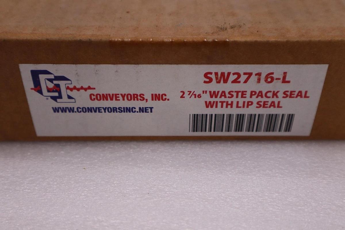 Conveyors Incorporated SW2716-L 2 7/16 WASTE PACK SEAL W/LIPSEAL STOCK H1192